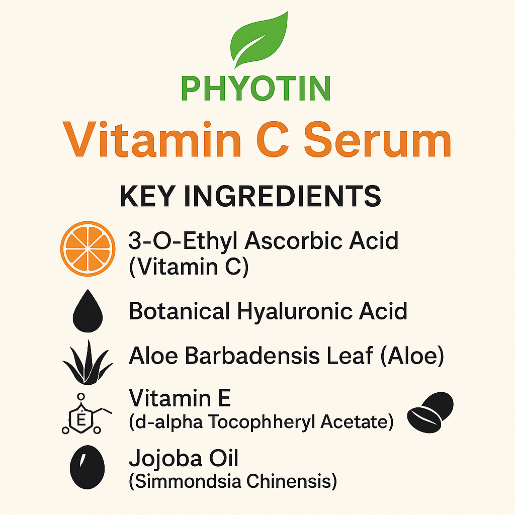 Phyotin Vitamin C Serum - Brightening & Anti-Aging Skincare