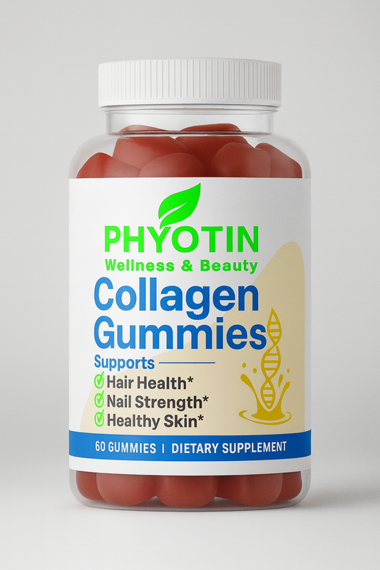 PHYOTIN Collagen Complex with Biotin 2500mcg - Anti-Aging Hair, Skin & Nail Support