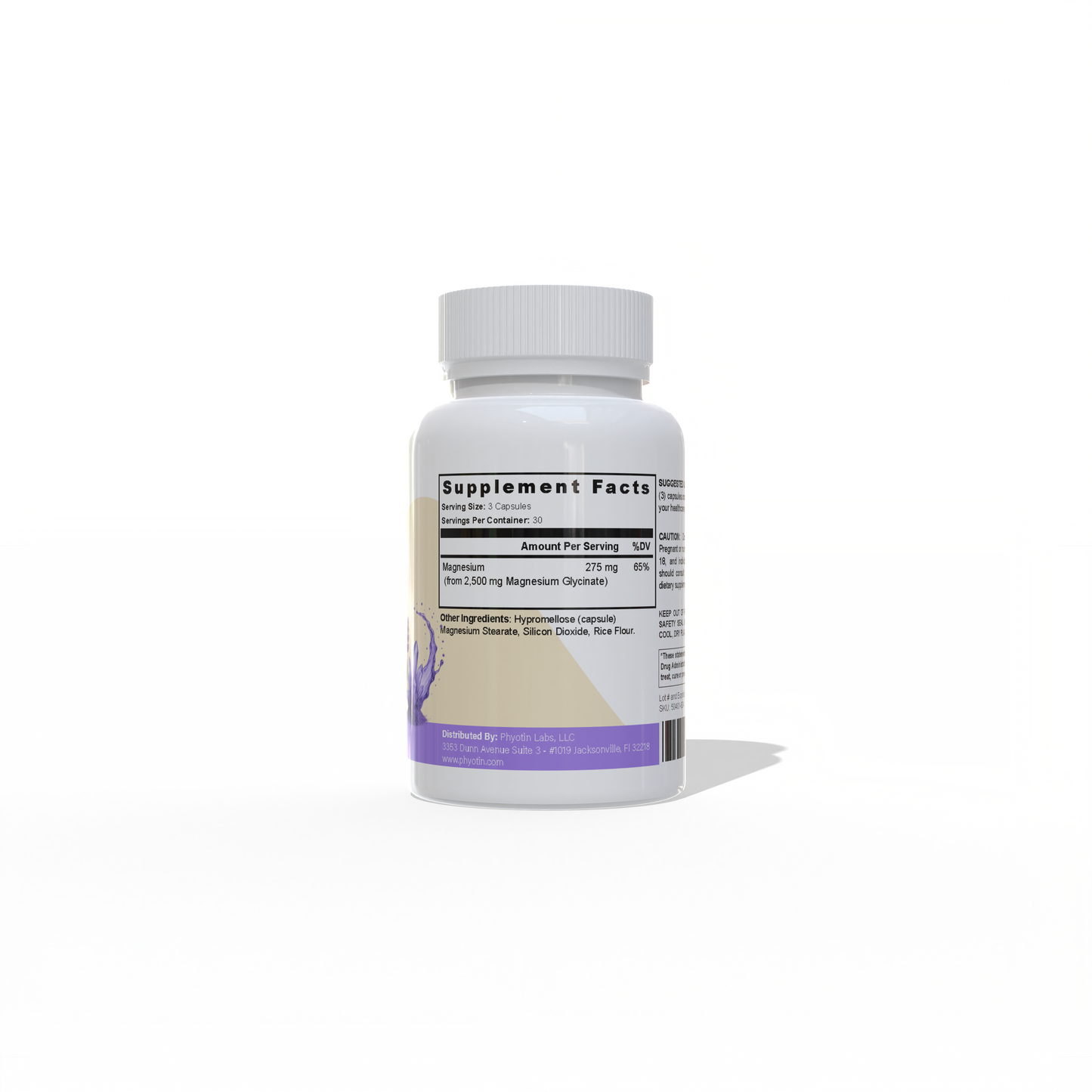 Phyotin Magnesium Glycinate – High Absorption Calming & Sleep Support (275 mg)