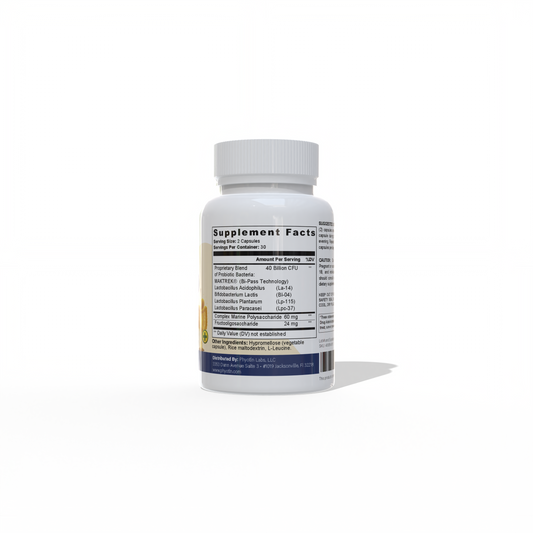 Phyotin Probiotic 40 with 40 billion CFU for gut health and daily digestion suppor