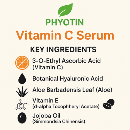 Phyotin Vitamin C Serum - Brightening & Anti-Aging Skincare